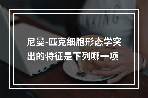 尼曼-匹克细胞形态学突出的特征是下列哪一项