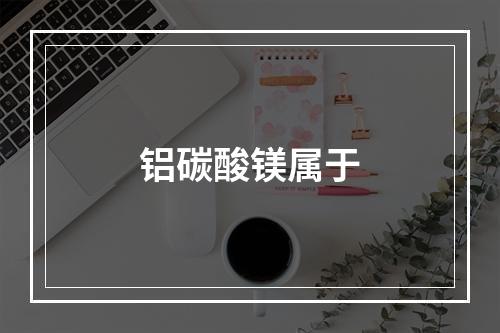 铝碳酸镁属于