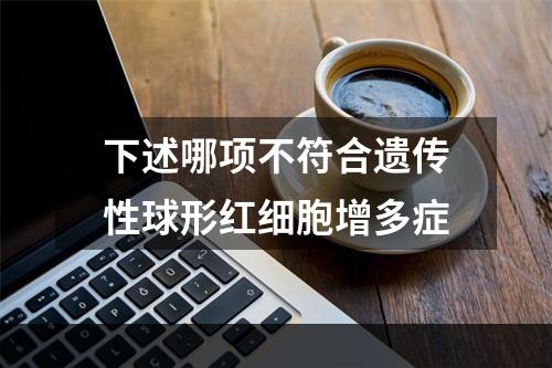 下述哪项不符合遗传性球形红细胞增多症