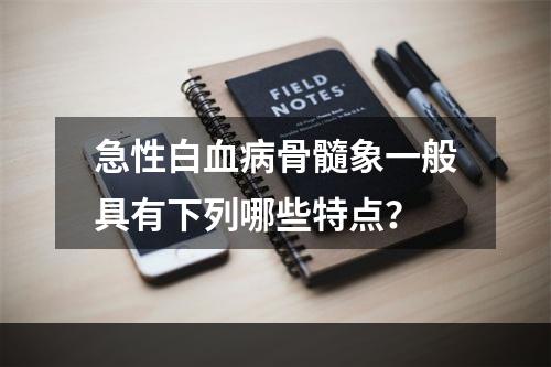 急性白血病骨髓象一般具有下列哪些特点？