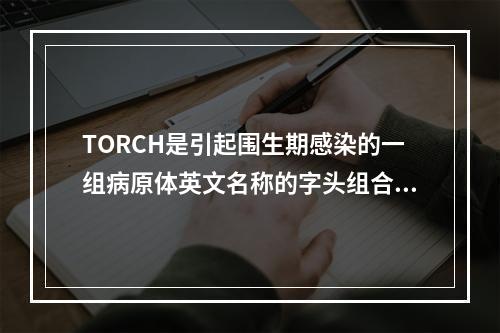 TORCH是引起围生期感染的一组病原体英文名称的字头组合,下