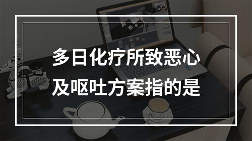 多日化疗所致恶心及呕吐方案指的是