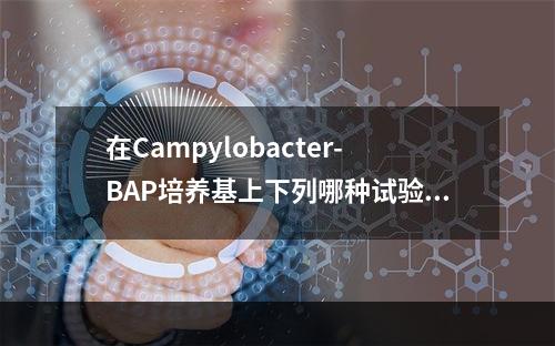 在Campylobacter-BAP培养基上下列哪种试验可以