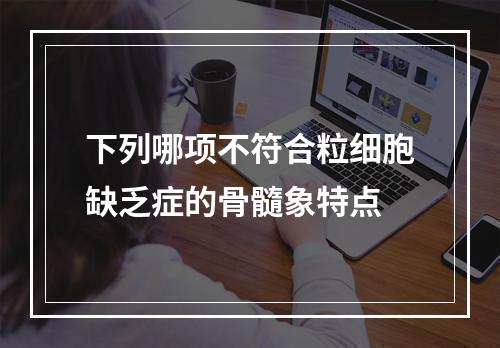 下列哪项不符合粒细胞缺乏症的骨髓象特点