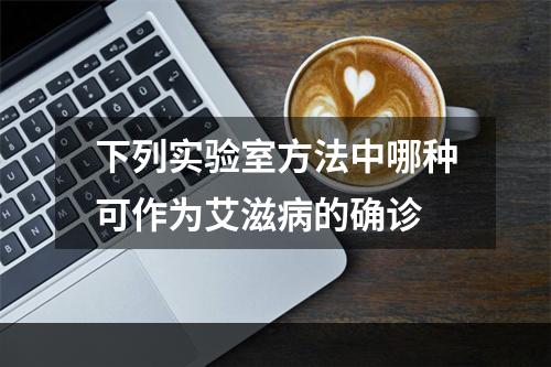 下列实验室方法中哪种可作为艾滋病的确诊