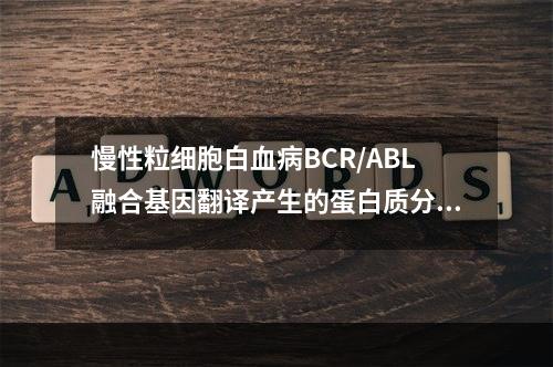 慢性粒细胞白血病BCR/ABL融合基因翻译产生的蛋白质分子量