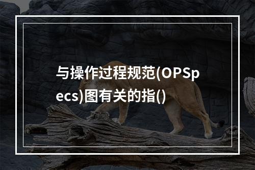 与操作过程规范(OPSpecs)图有关的指()