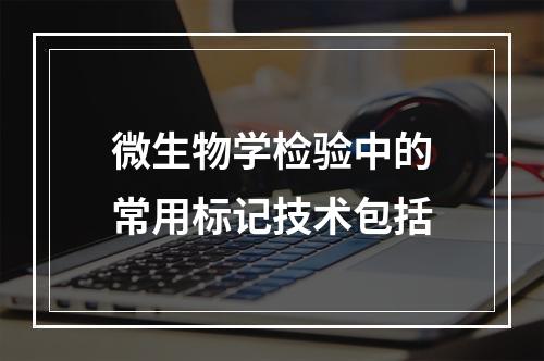 微生物学检验中的常用标记技术包括