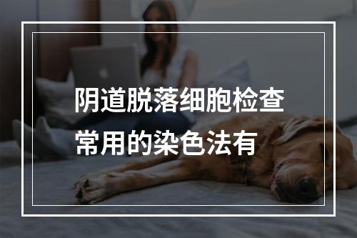 阴道脱落细胞检查常用的染色法有