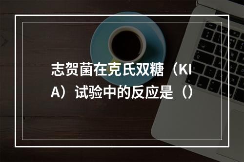 志贺菌在克氏双糖（KIA）试验中的反应是（）