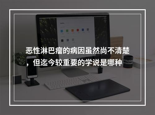 恶性淋巴瘤的病因虽然尚不清楚，但迄今较重要的学说是哪种