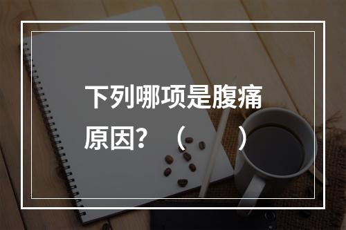 下列哪项是腹痛原因？（　　）