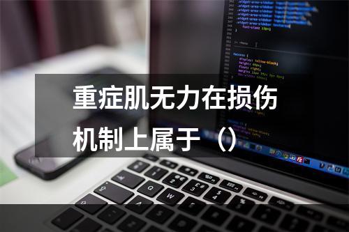 重症肌无力在损伤机制上属于（）