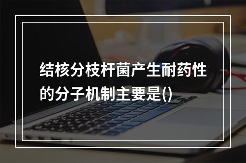 结核分枝杆菌产生耐药性的分子机制主要是()