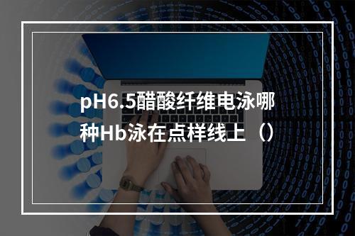 pH6.5醋酸纤维电泳哪种Hb泳在点样线上（）