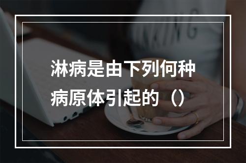 淋病是由下列何种病原体引起的（）