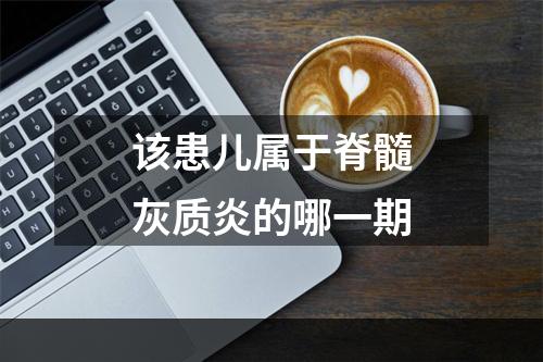 该患儿属于脊髓灰质炎的哪一期