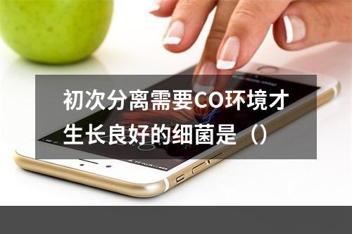 初次分离需要CO环境才生长良好的细菌是（）