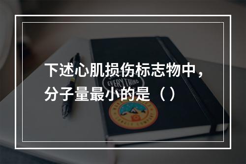 下述心肌损伤标志物中，分子量最小的是（ ）