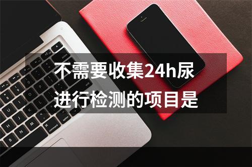 不需要收集24h尿进行检测的项目是