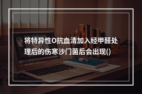 将特异性O抗血清加入经甲醛处理后的伤寒沙门菌后会出现()