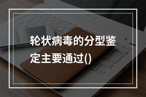 轮状病毒的分型鉴定主要通过()