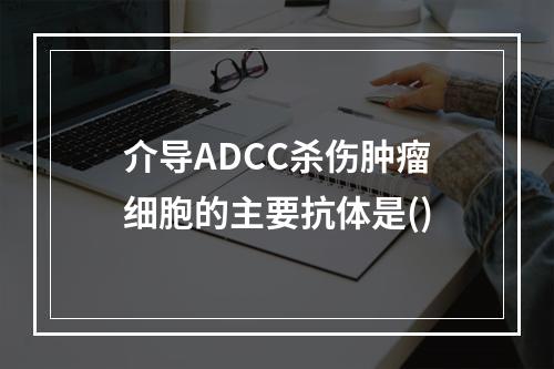 介导ADCC杀伤肿瘤细胞的主要抗体是()