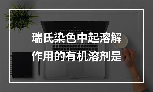 瑞氏染色中起溶解作用的有机溶剂是