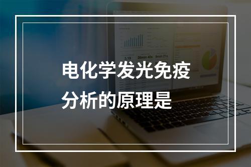 电化学发光免疫分析的原理是