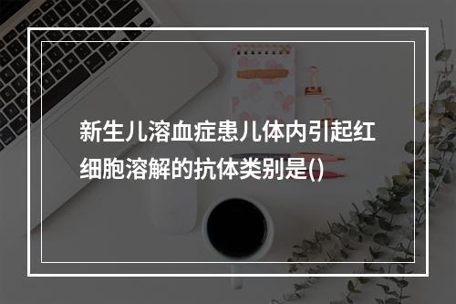 新生儿溶血症患儿体内引起红细胞溶解的抗体类别是()