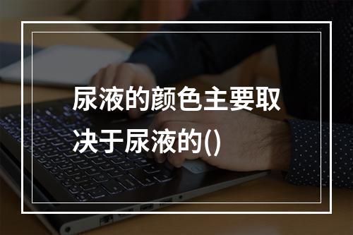 尿液的颜色主要取决于尿液的()