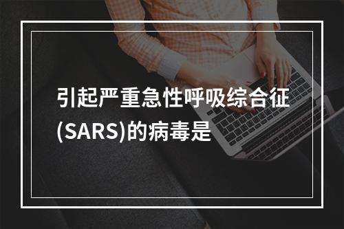 引起严重急性呼吸综合征(SARS)的病毒是