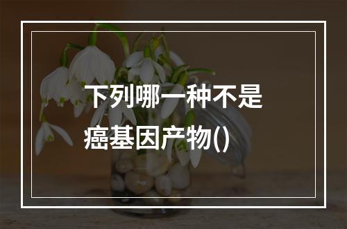 下列哪一种不是癌基因产物()