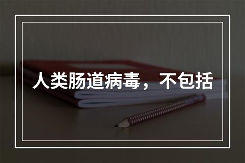 人类肠道病毒，不包括