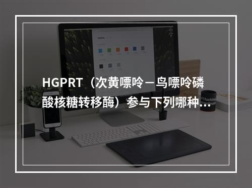 HGPRT（次黄嘌呤－鸟嘌呤磷酸核糖转移酶）参与下列哪种反应