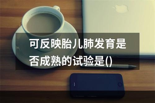 可反映胎儿肺发育是否成熟的试验是()