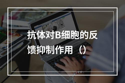 抗体对B细胞的反馈抑制作用（）