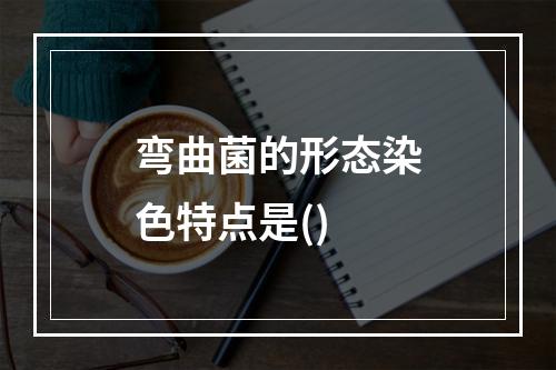 弯曲菌的形态染色特点是()