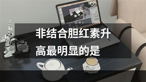 非结合胆红素升高最明显的是