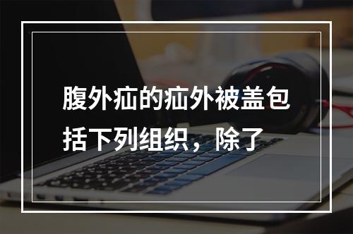 腹外疝的疝外被盖包括下列组织，除了