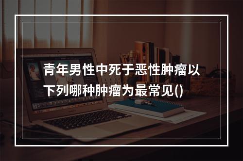 青年男性中死于恶性肿瘤以下列哪种肿瘤为最常见()