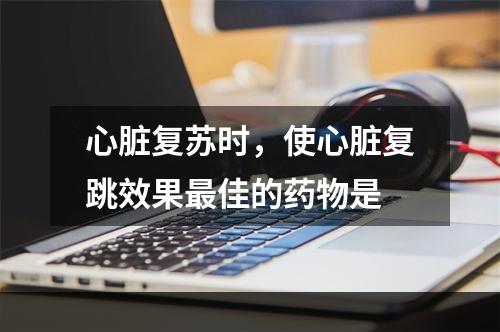 心脏复苏时，使心脏复跳效果最佳的药物是