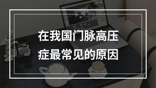 在我国门脉高压症最常见的原因