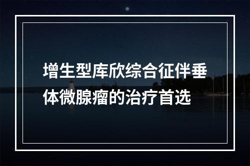 增生型库欣综合征伴垂体微腺瘤的治疗首选