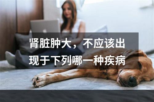 肾脏肿大，不应该出现于下列哪一种疾病