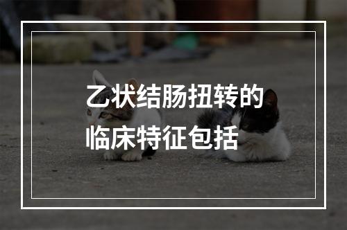 乙状结肠扭转的临床特征包括