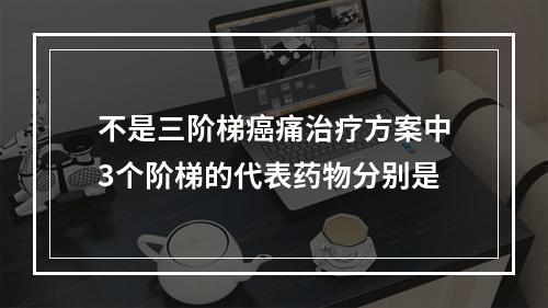 不是三阶梯癌痛治疗方案中3个阶梯的代表药物分别是