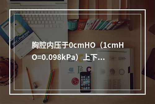 胸腔内压于0cmHO（1cmHO=0.098kPa）上下波动