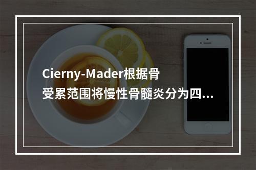 Cierny-Mader根据骨受累范围将慢性骨髓炎分为四型，