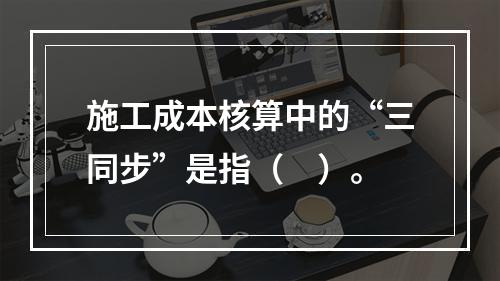 施工成本核算中的“三同步”是指（　）。